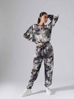 Klad - Dash Black Printed Monochrome Co-Ord (Set of 2)