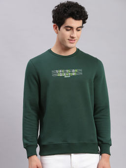Monte Carlo - B.Green Solid Round Neck Sweatshirt
