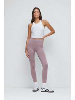 No Matter What - Pink Seamless Sports Tights