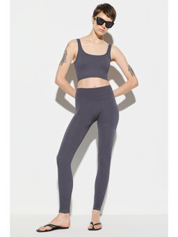 No Matter What - Grey High Waisted Wick Tights