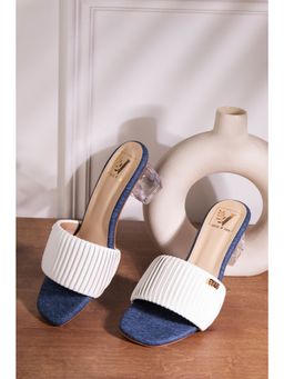 House of Vian - Misha White Sandal Heels