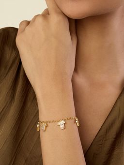 Isharya - Keeva 18Kt Gold Plated Chain Bracelet