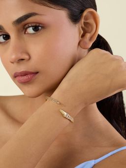 Isharya - Shesha 18Kt Gold Plated Cuff Bracelet