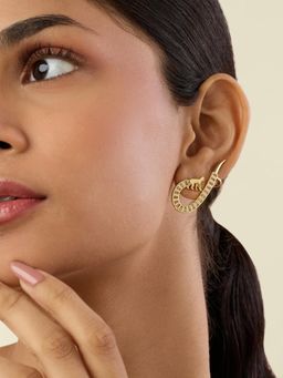 Isharya - Vaanar Stone 18Kt Gold Plated Earrings