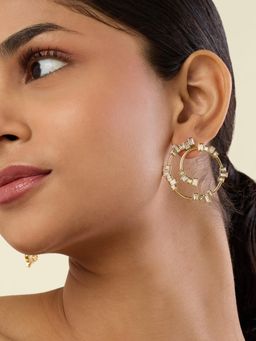 Isharya - Ghol 18Kt Gold Plated Drop Earrings
