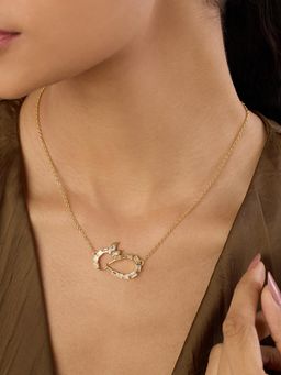 Isharya - Khargosha 18Kt Gold Plated Pendant Necklace