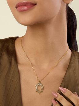 Isharya - Koorma 18Kt Gold Plated Pendant Necklace