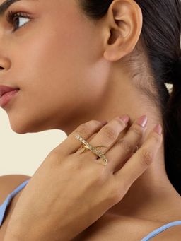 Isharya - Hamsi Statement 18Kt Gold Plated Ring