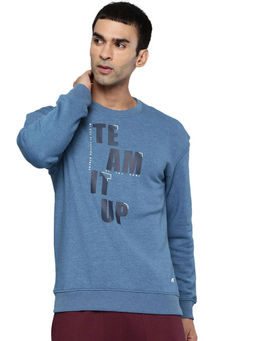 Alcis - Men Casual Blue Sweatshirts