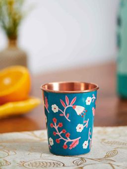 Chumbak - Lazy Daisy Creepers Copper Tumbler- Small