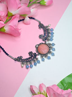 Mero Jewellery - Pink Rose Quartz Choker