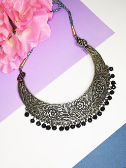 Mero Jewellery - Black Tribal Necklace