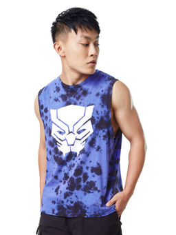 The Souled Store - Marvel Black Panther Power Tie Dye Easy Fit Vests For Men