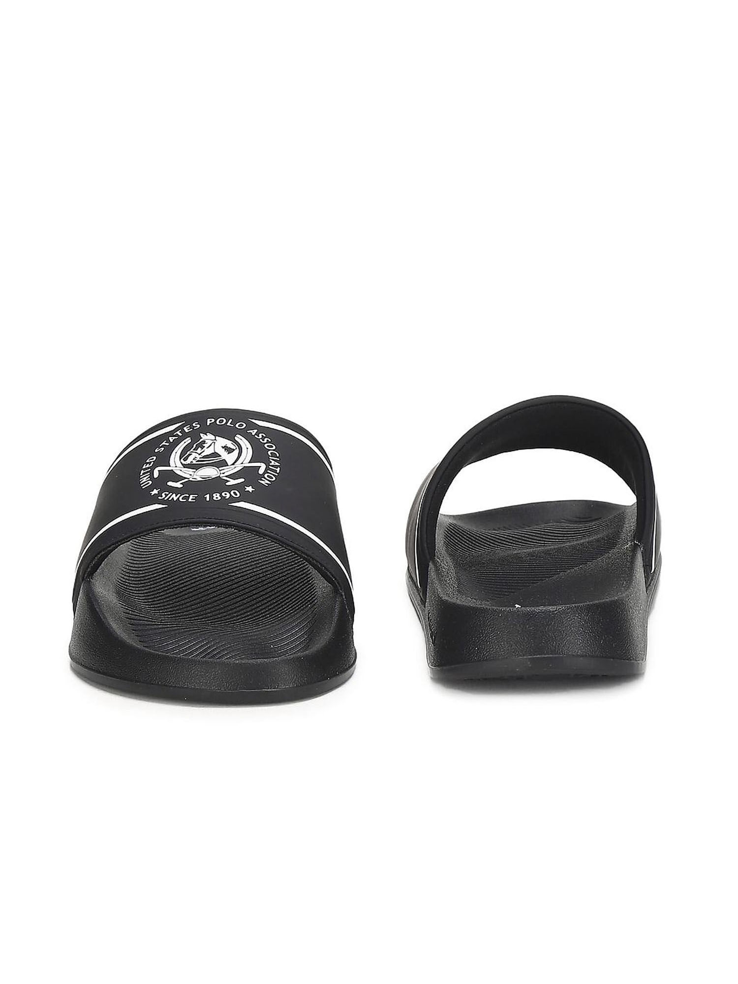 Buy U.S. POLO ASSN. Men Zane 5.0 Black Slider (UK 10) Online