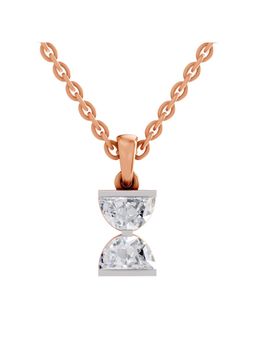Sparkles - Lab Grown Diamond Igi Certified 0.78Ct Pendant 14K Rose Gold