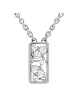 Sparkles - Lab Grown Diamond Igi Certified 0.26Ct Everleaf Pendant 14K White Gold