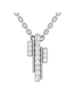 Sparkles - Lab Grown Diamond Igi Certified 0.23Ct Skyline Pendant 14K White Gold