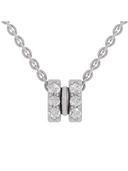 Sparkles - Lab Grown Diamond Igi Certified 0.23Ct Twogether Pendant 14K White Gold
