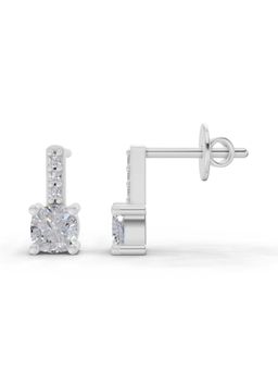 Sparkles - Lab Grown Diamond 0.82Ct Nova Gleam Earrings 14K White Gold