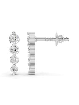 Sparkles - Lab Grown Diamond 0.31Ct Celeste Diamond Drop Earrings 14K White Gold