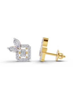 Sparkles - Lab Grown Diamond 0.86Ct Two Or Three Marquise-Cut 14K Yellow Gold
