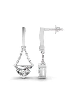 Sparkles - Lab Grown Diamond 1.29Ct Round Stud Earrings 14K White Gold