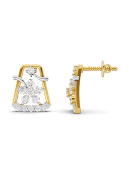 Sparkles - Lab Grown Diamond 0.44Ct Dream Catcher Earrings 14K Yellow Gold