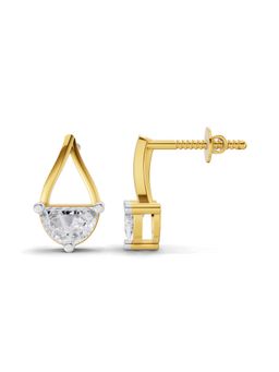 Sparkles - Lab Grown Diamond 0.69Ct Dewdrop Earrings 14K Yellow Gold