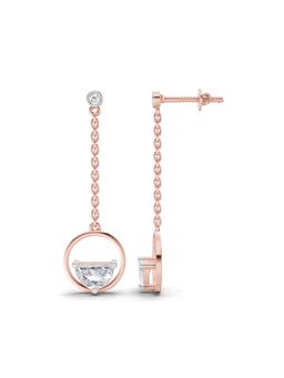 Sparkles - Lab Grown Diamond 0.84Ct Orina Drop Earrings 14K Rose Gold