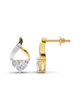 Sparkles - Lab Grown Diamond 1.31Ct Eternal Curve Earrings 14K Yellow Gold