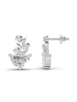 Sparkles - Lab Grown Diamond 2.05Ct Igi Certified Marquise Shape Cluster Earrings 14K White Gold