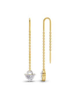 Sparkles - Lab Grown Diamond 1.49Ct Earrings 14K Yellow Gold