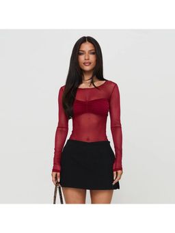 PARTIQ - Women Solid Round Neck Top