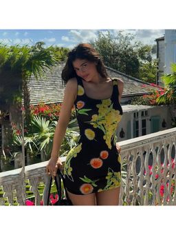 PARTIQ - Solid Bodycon Mini Dress