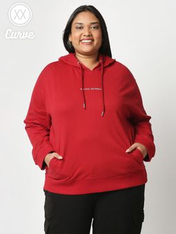 Twenty Dresses by Nykaa Fashion - Curve Your Style Never Dims Basics Hoodie