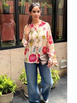 Ishnya - Desi Cream Lotus Shirt