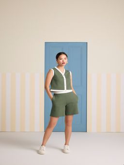 Muvazo - On-The-Go Citrus Essence Shirt and Shorts (Set of 2)