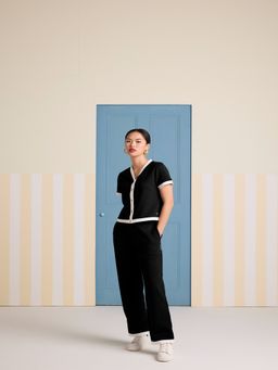 Muvazo - On-The-Go Black Co-Ord (Set of 2)