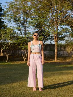 Muvazo - Cotton Candy Zip Up Co-Ord (Set of 2)