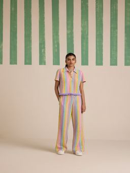 Muvazo - Multicolor Cassata Swirl Co-Ord (Set of 2)