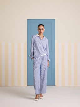 Muvazo - Nautical Blue Stripe Co-Ord (Set of 2)