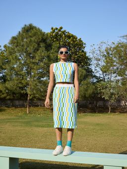 Muvazo - Tessellate Rib Skirt Set (Set of 2)