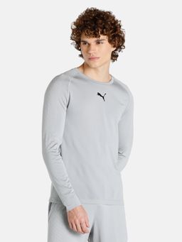 Puma - Train Formknit Seamless Ls Mens Grey T-Shirt