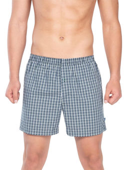 Jockey - 8222 Men Cotton Woven Checkered Inner Boxers - Assorted Checks (Pack of 2)
