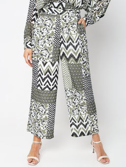 VERO MODA - Multi-Color High Rise Printed Pant