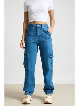 FREAKINS - Blue Horizon Cargo Jeans