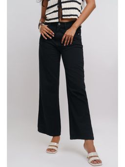 FREAKINS - Black Bootcut Fit Jeans