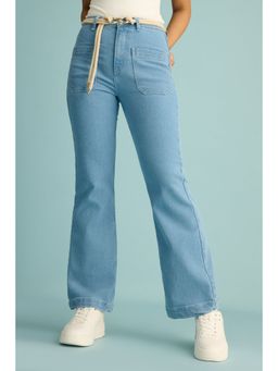 FREAKINS - Siren Front Pocket Bootcut Jeans with Belt (Set of 2)