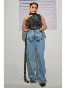 FREAKINS - Double Jean Straight Jeans