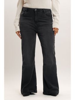 FREAKINS - Curve Black Bootcut Jeans